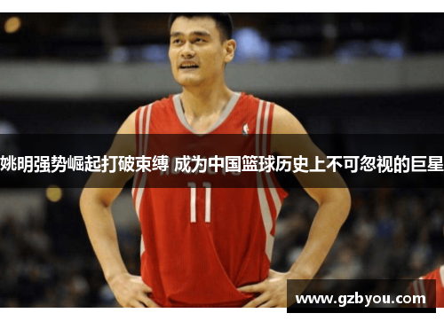 姚明强势崛起打破束缚 成为中国篮球历史上不可忽视的巨星